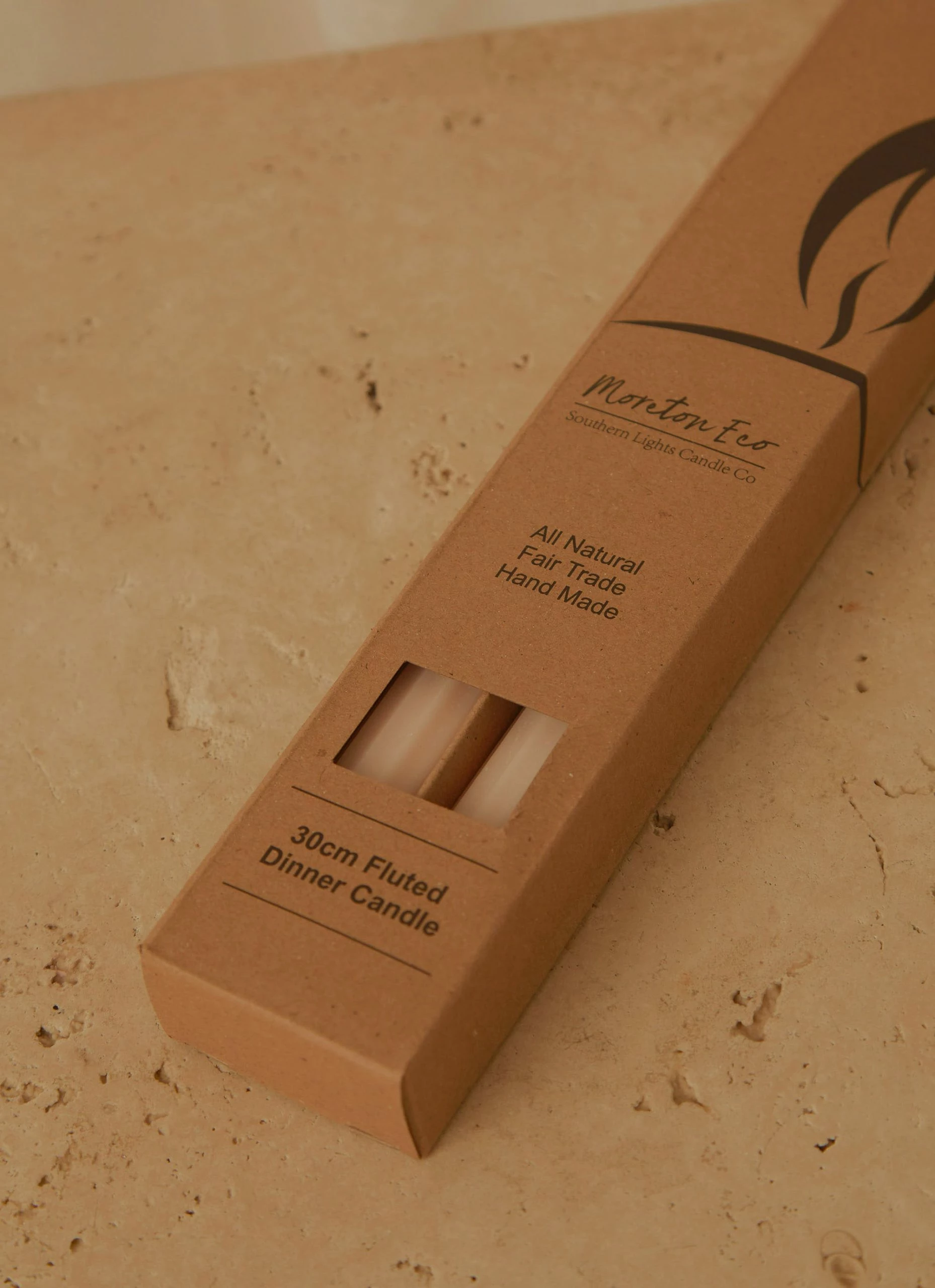 Candle Co Moreton Eco Fluted Dinner Candle - Nude 6 Candle Co Moreton Eco Fluted Dinner Candle - Nude - Image 4