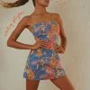 Peppermayo Exclusive Catching Flights Bustier Dress - Postcard Travels