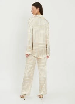 4TH & RECKLESS Norma Trouser - Beige Print -Peppermayo Shop PM Norma 12 275894ae fd6c 4f60 9434 22492fe384e5