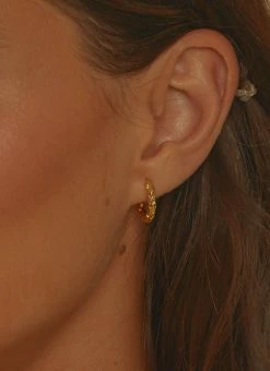 Peppermayo Hold On To You Earrings - Gold -Peppermayo Shop Peppermayo Ashton 31.3.22 P1 51