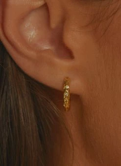 Peppermayo Hold On To You Earrings - Gold -Peppermayo Shop Peppermayo Ashton 31.3.22 P1 54