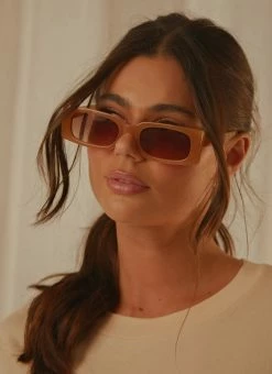 Peppermayo Poolside Disco Sunglasses - Tan -Peppermayo Shop Peppermayo Ashton 31.3.22 P5 21