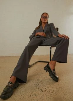 4TH & RECKLESS Bennet Trouser - Dark Grey