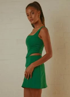 Peppermayo Exclusive Pastel Skies Bustier Top - Jade Green 10 Peppermayo Exclusive Pastel Skies Bustier Top - Jade Green -Peppermayo Shop Peppermayo Jenaya 7.2.22 P4 15