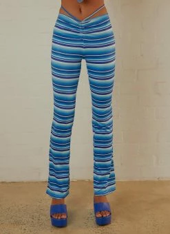 Peppermayo Take A Trip Pants - Blue Stripe -Peppermayo Shop Peppermayo Jenaya 7.2.22 P4 63