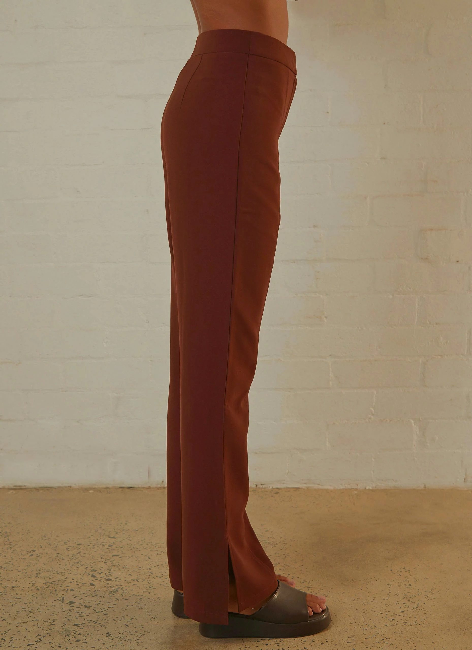 4TH & RECKLESS Elita Trouser - Chestnut Brown 6 4TH & RECKLESS Elita Trouser - Chestnut Brown - Image 4