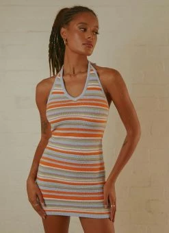 Peppermayo Going Solo Knit Halter Dress - Multi -Peppermayo Shop Peppermayo Jenaya 7.2.22 P6 27