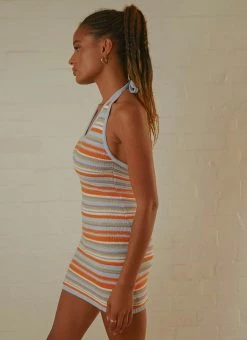 Peppermayo Going Solo Knit Halter Dress - Multi -Peppermayo Shop Peppermayo Jenaya 7.2.22 P6 28