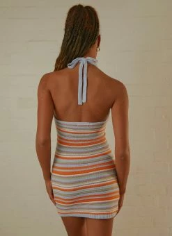 Peppermayo Going Solo Knit Halter Dress - Multi -Peppermayo Shop Peppermayo Jenaya 7.2.22 P6 29