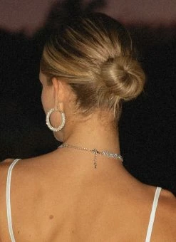 Peppermayo Breakfast At Tiffany's Crystal Choker - Crystal -Peppermayo Shop Peppermayo NYE choker 3