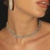 Peppermayo Breakfast At Tiffany's Crystal Choker - Crystal