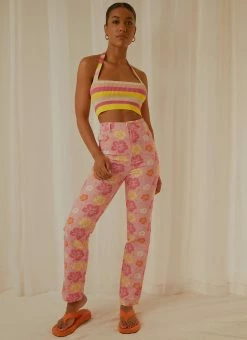 Peppermayo Exclusive Electric Avenue Pants - Hawaiian Floral