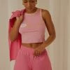 Peppermayo Exclusive Island Babe Crop - Pink -Peppermayo Shop Peppermayp Wholesale MARCH 60