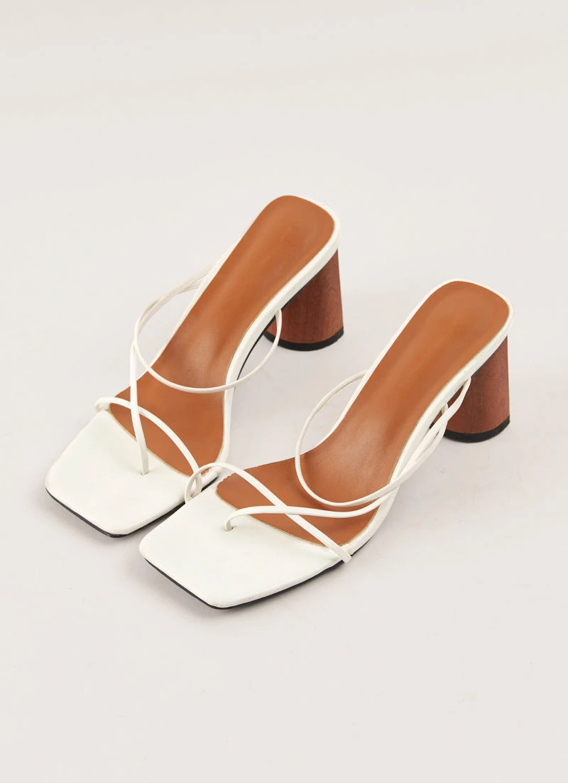 Cult Avenue Willow Strappy Mule - White 5 Cult Avenue Willow Strappy Mule - White - Image 3