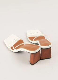 Cult Avenue Willow Strappy Mule - White 9 Cult Avenue Willow Strappy Mule - White -Peppermayo Shop Shoes Reshoot 62