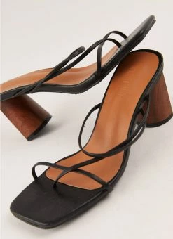 Cult Avenue Willow Strappy Mule - Black
