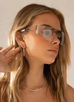 Peppermayo Exclusive Cold Heart Sunglasses - Snow -Peppermayo Shop Sunnies 2