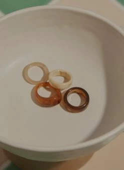 Peppermayo Sweet Emotions Ring Set - Neutrals -Peppermayo Shop SweetEmotionsRingSet 7