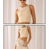 Abrand A Heather Singlet - Latte -Peppermayo Shop Thumbnail split