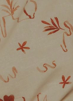 Peppermayo Exclusive Isola Linen Pants - Safari -Peppermayo Shop Vacanza Fabric Swatches 5