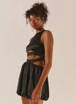 Peppermayo Exclusive Home With You Mini Dress - Raven -Peppermayo Shop ValentinesWEB 36