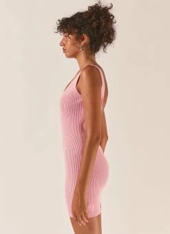 Peppermayo Exclusive Splice Up Your Life Mini Dress - Strawberry Splice -Peppermayo Shop ValentinesWEB 41