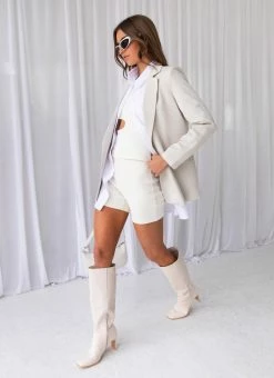 Cult Avenue Austin High Boot - Ivory Croc