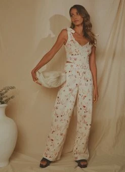 Peppermayo Exclusive Isola Linen Pants - Safari -Peppermayo Shop a0fe79d4fdaa47c7af79eef0b2674a8b