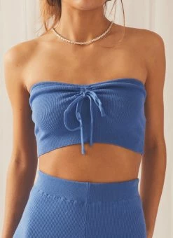 Peppermayo Exclusive Into The Deep Knit Crop - Sky Blue -Peppermayo Shop a2b53fbd2d8d4909b3c2a98447da7d78