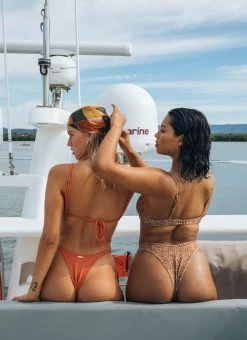 LaHana Swim Tala Top - Tangerine -Peppermayo Shop a37e10ee70e047abb71ad525a498e78f