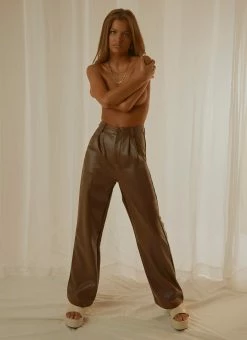 Peppermayo Exclusive Going Places Pants - Chocolate