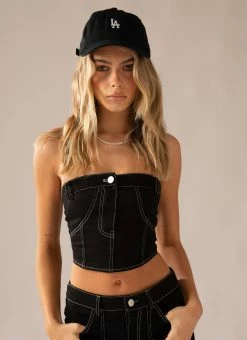 AMERICAN NEEDLE Destination LA Ball Park - Black -Peppermayo Shop a4cef5f40b104f18817af9091b419d8f