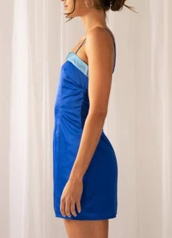 Peppermayo Exclusive Midnight Cosmos Mini Dress - Cobalt Blue -Peppermayo Shop a6f5aa5d836f4beb81b41160e8924fdd