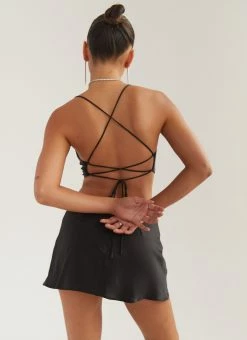 Silk X Peppermayo Fluid Satin Mini Dress - Shadow 16 Silk X Peppermayo Fluid Satin Mini Dress - Shadow -Peppermayo Shop a797a6b0b6794b02b4ef409ac1fee728