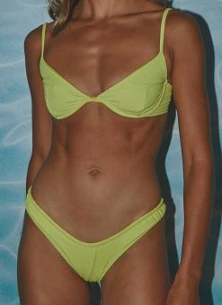 VDM The Label Stevie Reversible Bottom - Lemon Granita Rib And Matte