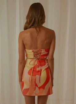 Peppermayo Exclusive Dancing At Midnight Bustier Top - Flaming -Peppermayo Shop a892d0ef5e5144ab989f441d743c14ed