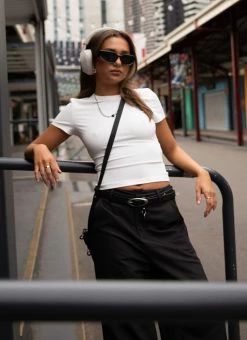 Silk X Peppermayo Solidify Me Baby Tee - Porcelain