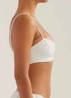 Silk X Peppermayo Atelier Crop Top - Porcelain -Peppermayo Shop a9f820420df24e7bae77b8b2677ff57b