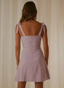 Peppermayo Exclusive French Kiss Mini Dress - Lilac -Peppermayo Shop ad31f4d00c034291b3b7c30486c9ccc3