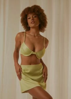 Peppermayo Exclusive Heritage Bralette - Pistachio