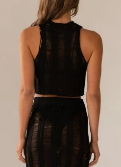 Peppermayo Exclusive Perri Ladder Knit Tank - Black 12 Peppermayo Exclusive Perri Ladder Knit Tank - Black -Peppermayo Shop af88108161704f2a91813655bfa85a30