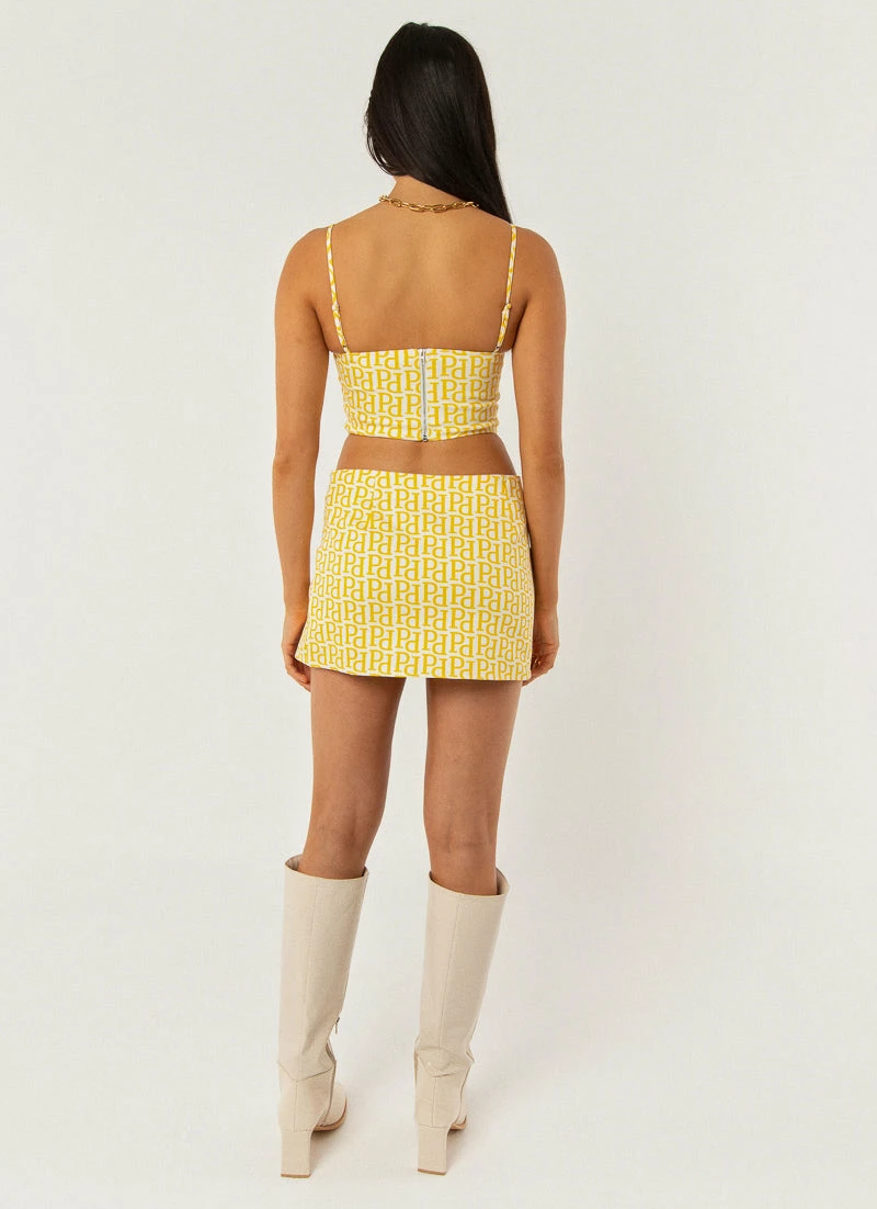 Peppermayo Exclusive Your Only One Bustier Top - Meadow Logo 8 Peppermayo Exclusive Your Only One Bustier Top - Meadow Logo - Image 6