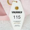 Vacancy Supply Room 115 Keyring - White -Peppermayo Shop b1a60e5b83834f768dcda02c391a8679