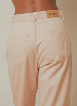 Afends Shelby Hemp High Waist Wide Leg Pant - Ash Pink -Peppermayo Shop b1a78aeee6a442919692dbcf91f3503c
