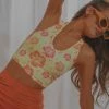 Peppermayo Exclusive Maui Halter Crop - Yellow Hawaiian Floral 1 Peppermayo Exclusive Maui Halter Crop - Yellow Hawaiian Floral -Peppermayo Shop b32e2abc1c7d4fa8a398fba65cd51ae7