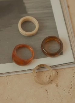 Peppermayo Sweet Emotions Ring Set - Neutrals -Peppermayo Shop b38510484a0e4a10b800ba3ceab7c5fa