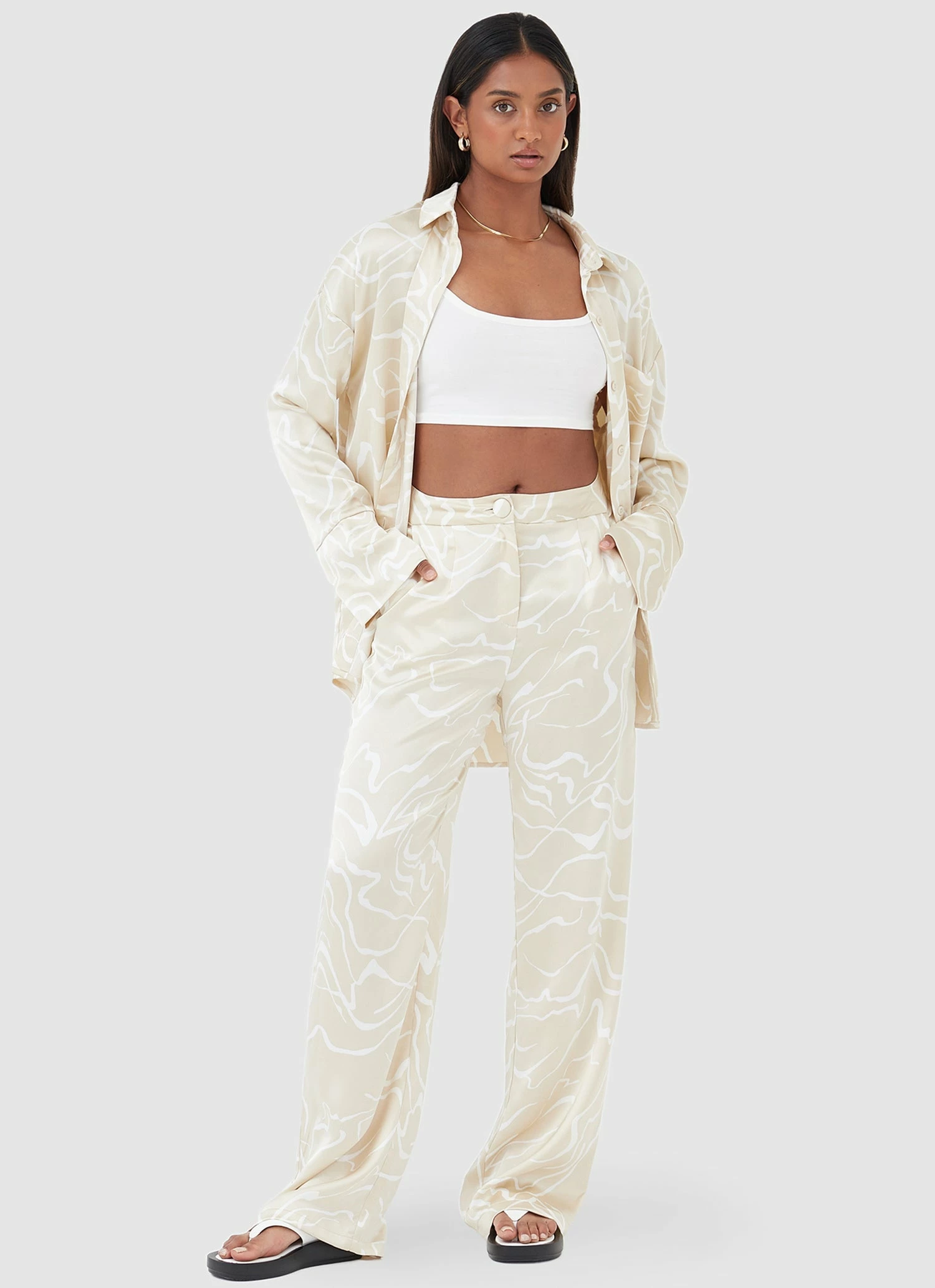 4TH & RECKLESS Norma Trousers - Abstract Line 5 4TH & RECKLESS Norma Trousers - Abstract Line - Image 3