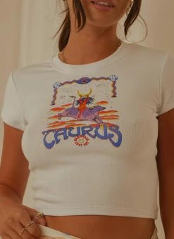 Wrangler Taurus Baby Tee - White