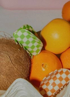 Peppermayo Saturday Style Hair Clip - Lime Check -Peppermayo Shop b9d97d2a37334f37b6b54304435da502