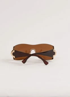 Peppermayo Exclusive Glacier Sunglasses - Brown -Peppermayo Shop bc42adaeb0744009a7067adedb39379f